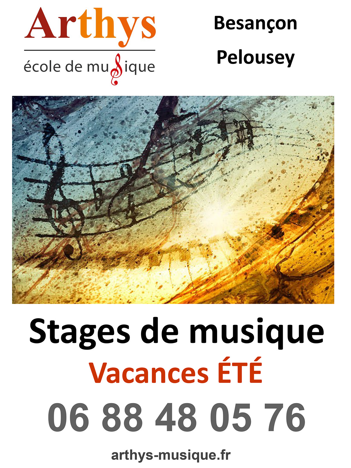Stage Juillet Août Ecole De Musique Arthys