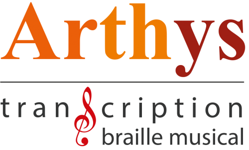 Logo Arthys Transcription Braille Musical et Littéraire (ATBML)